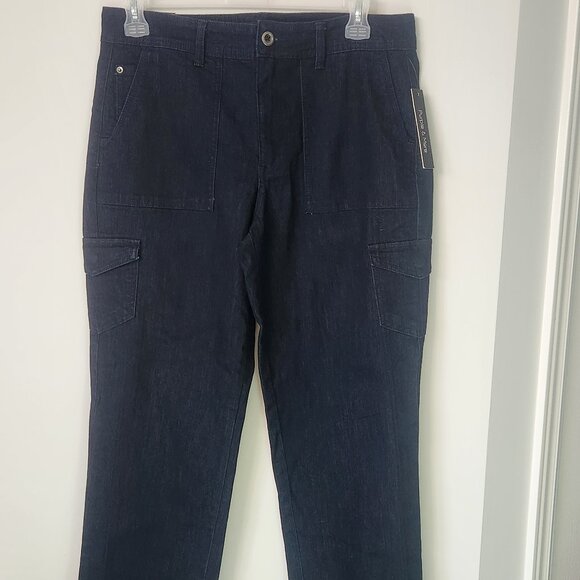 Purple & More Cargo Jeans NWT - Picture 1 of 3